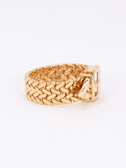 Bague vintage ceinture or jaune - Castafiore