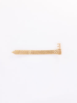 Bague vintage ceinture or jaune - Castafiore