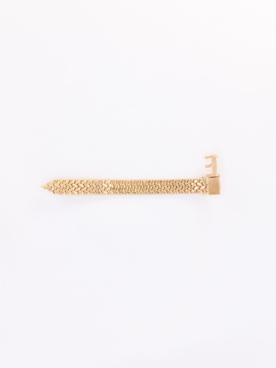 Bague vintage ceinture or jaune - Castafiore