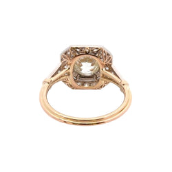 Bague VINTAGE Diamant en platine et or - Castafiore