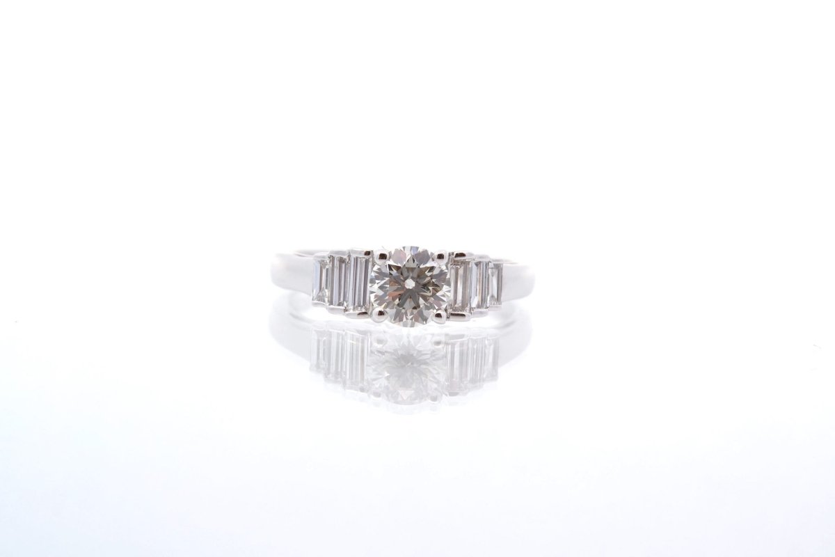 Bague vintage diamants en or 18k - Castafiore