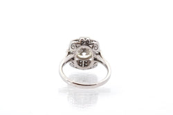 Bague vintage diamants en platine - Castafiore