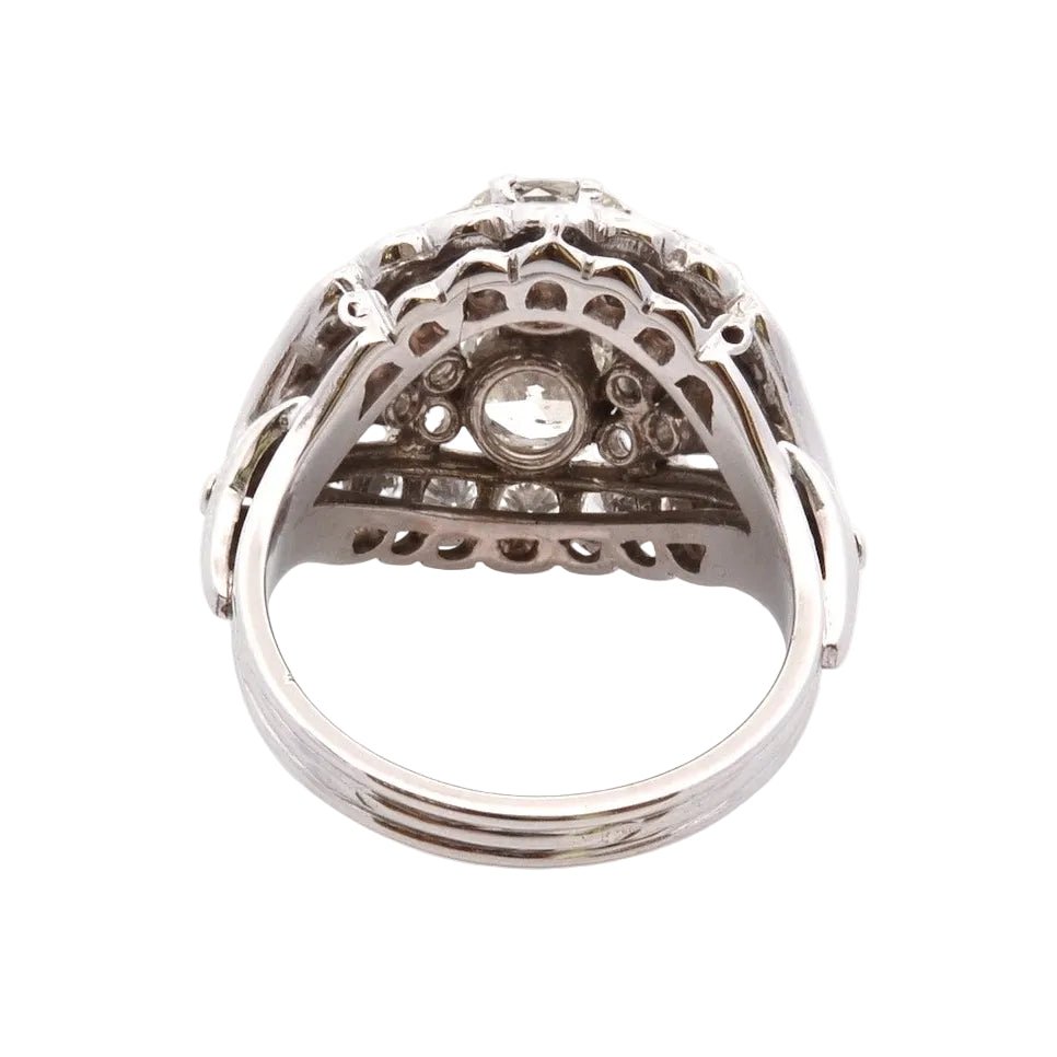 Bague vintage en or et diamants - Castafiore
