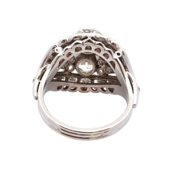 Bague vintage en or et diamants - Castafiore