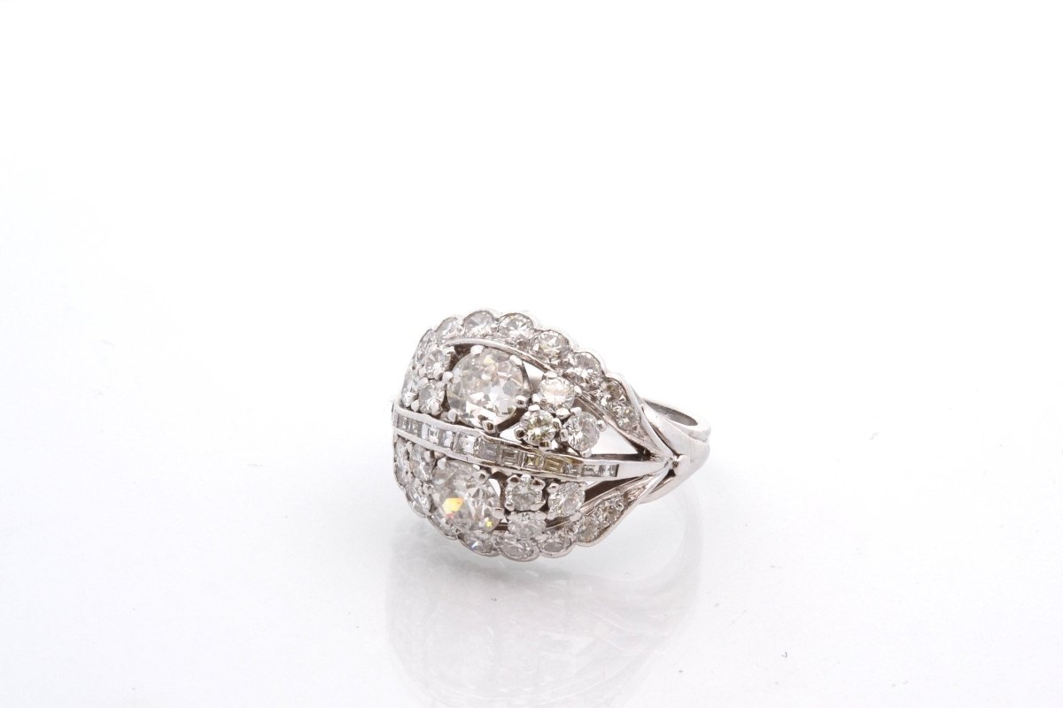 Bague vintage en or et diamants - Castafiore