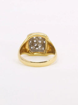 Bague vintage or diamants 0,6 carat - Castafiore