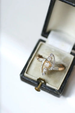 Bague Volutes diamants Belle Epoque - Castafiore