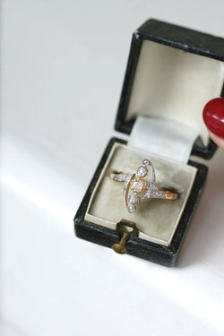 Bague Volutes diamants Belle Epoque - Castafiore