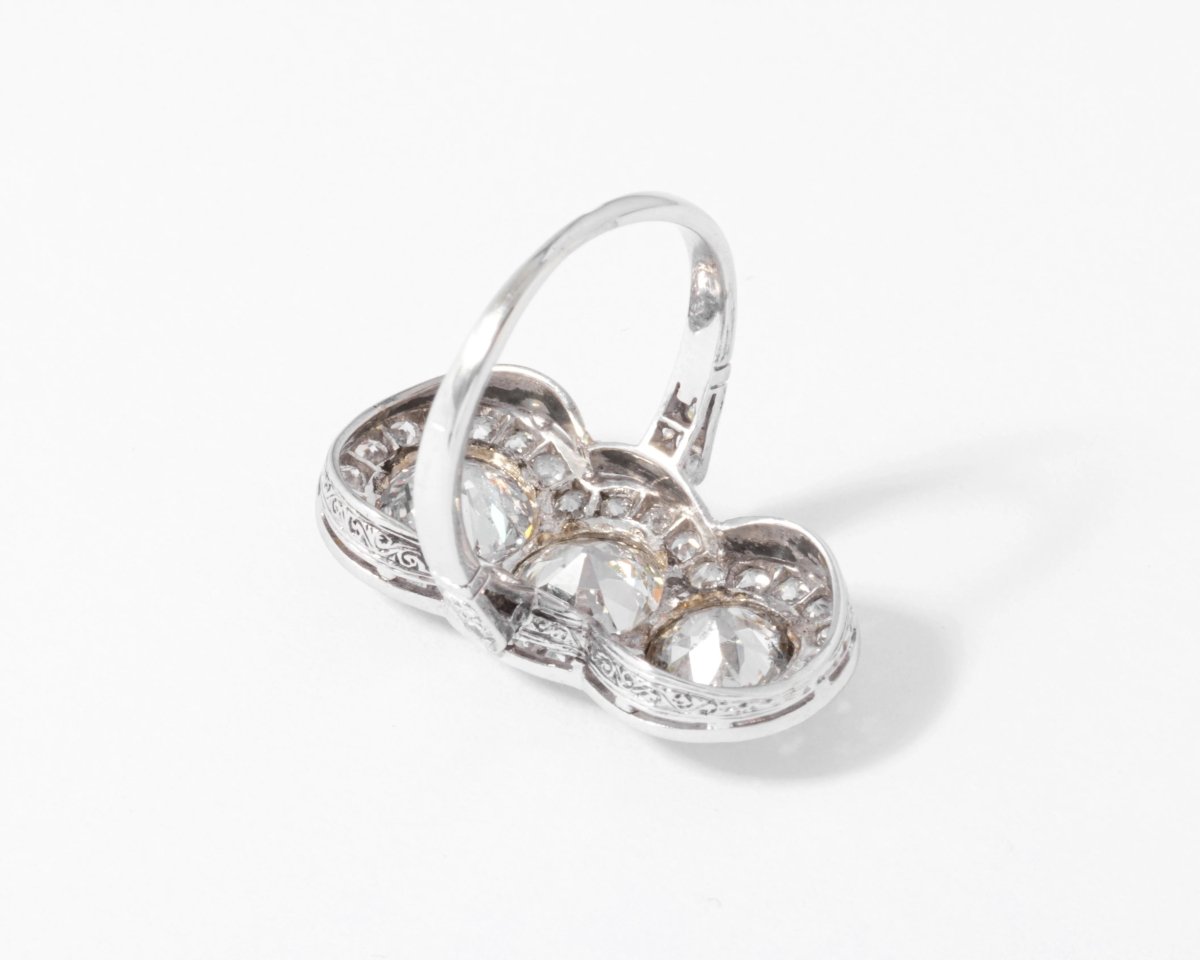 Bague vous et moi en platine et diamant - Castafiore