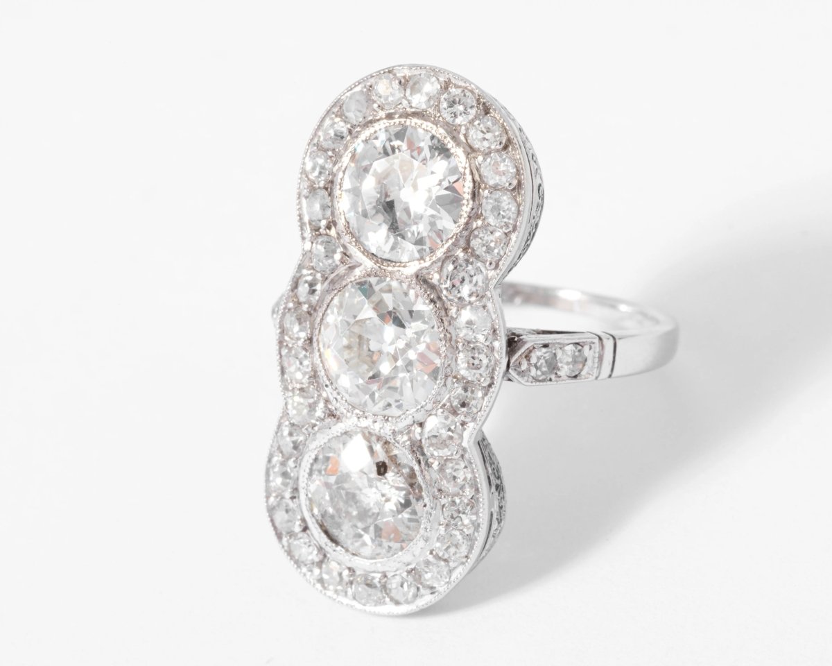 Bague vous et moi en platine et diamant - Castafiore