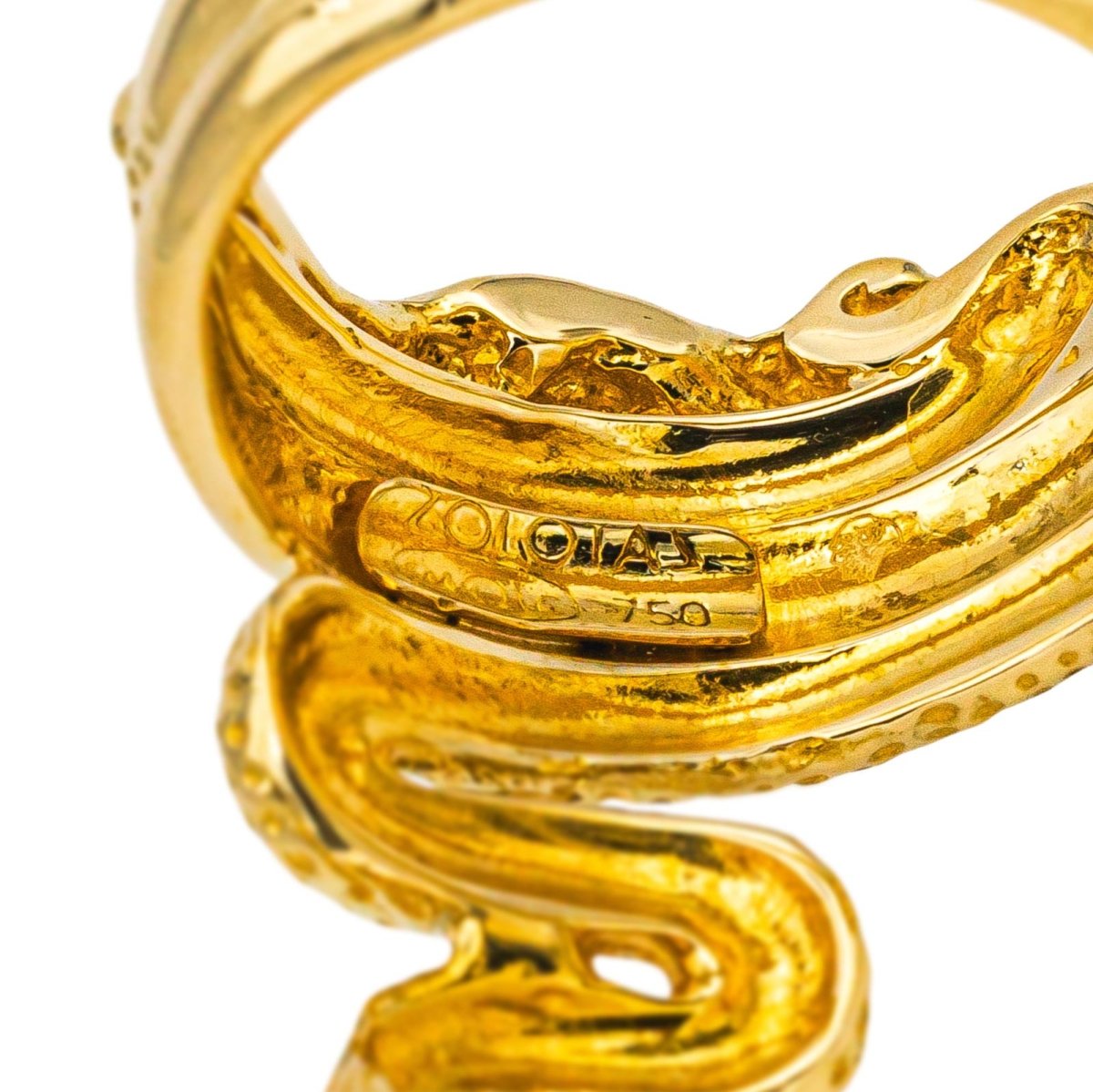 Bague ZOLOTAS "Héritage" en or jaune - Castafiore