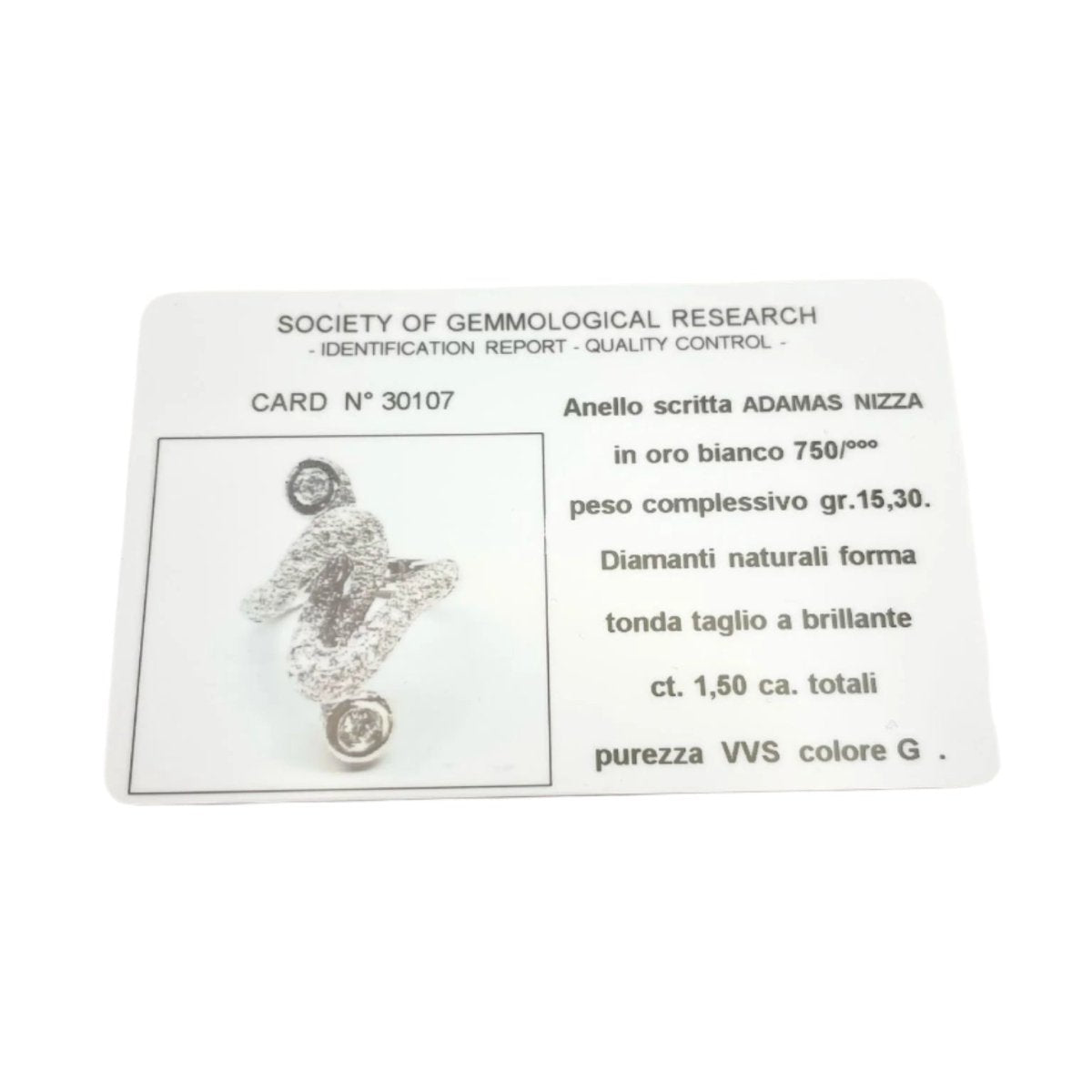 Baguen or blanc et diamants - Castafiore