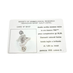 Baguen or blanc et diamants - Castafiore