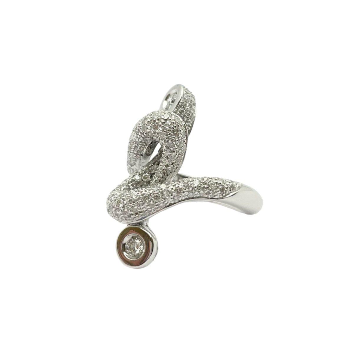 Baguen or blanc et diamants - Castafiore