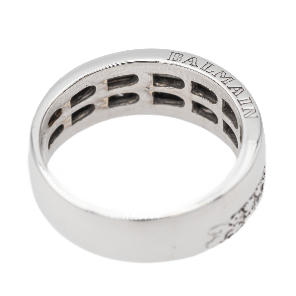 Balmain Bague Or blanc Diamant - Castafiore