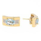 Balmain Boucles d'oreilles Or jaune Topaze - Castafiore