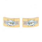 Balmain Boucles d'oreilles Or jaune Topaze - Castafiore