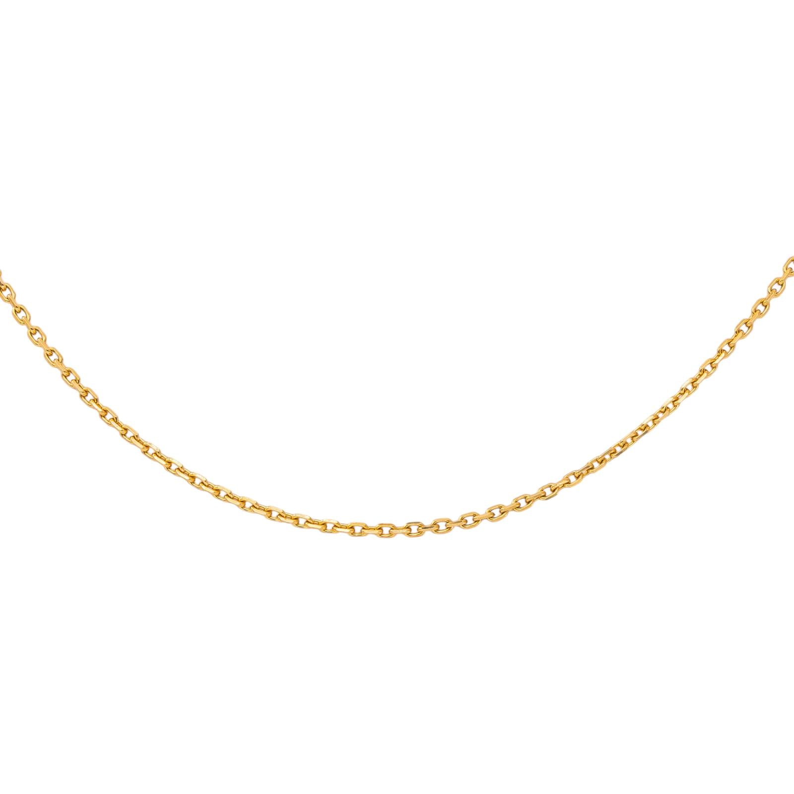 Yellow Gold Forçat Link Necklace