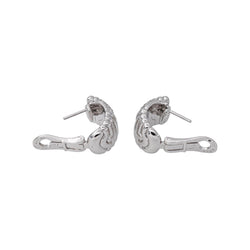 Bulgari Parentesi Earrings, White gold with Diamonds