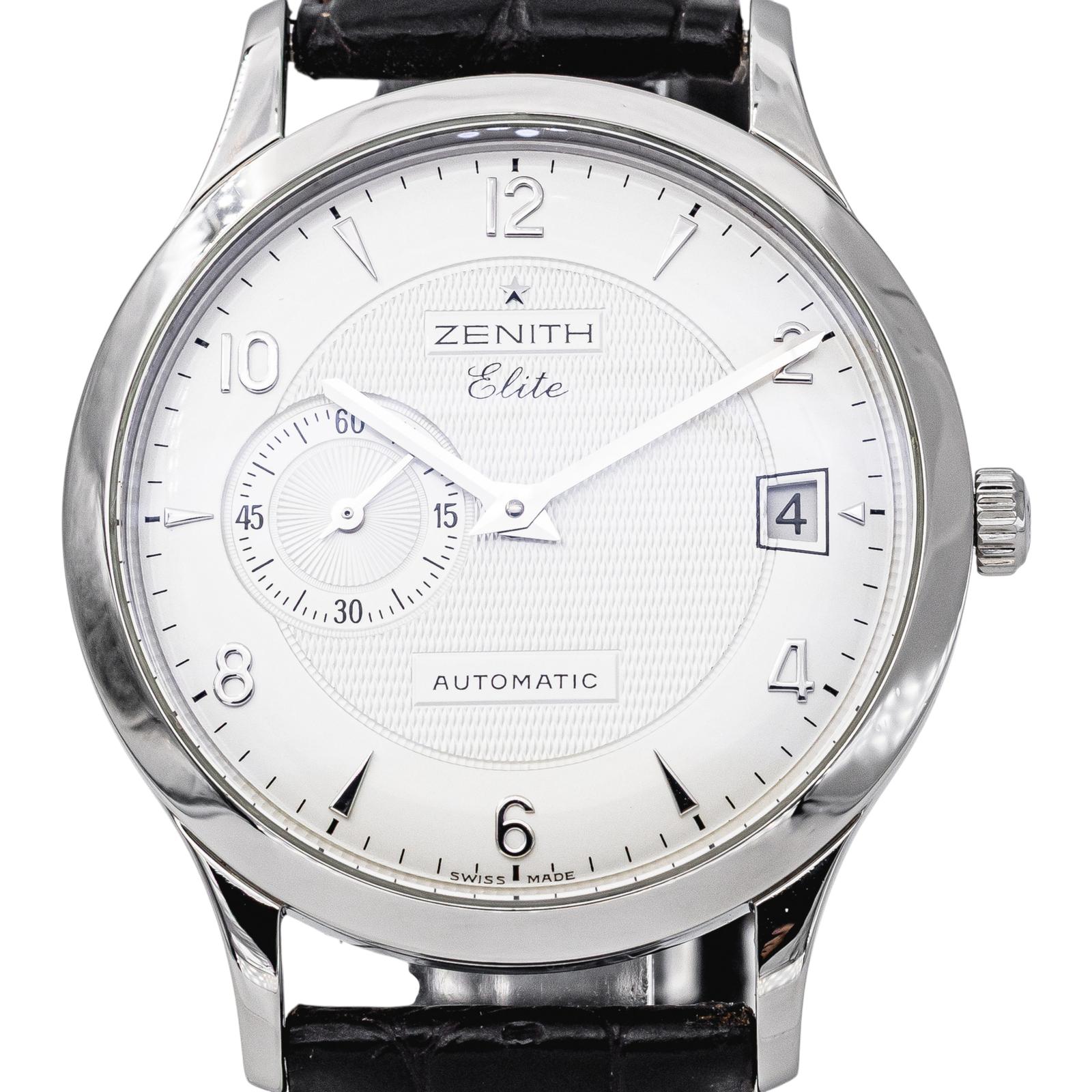 Zenith Elite Watch, Stainless Steel