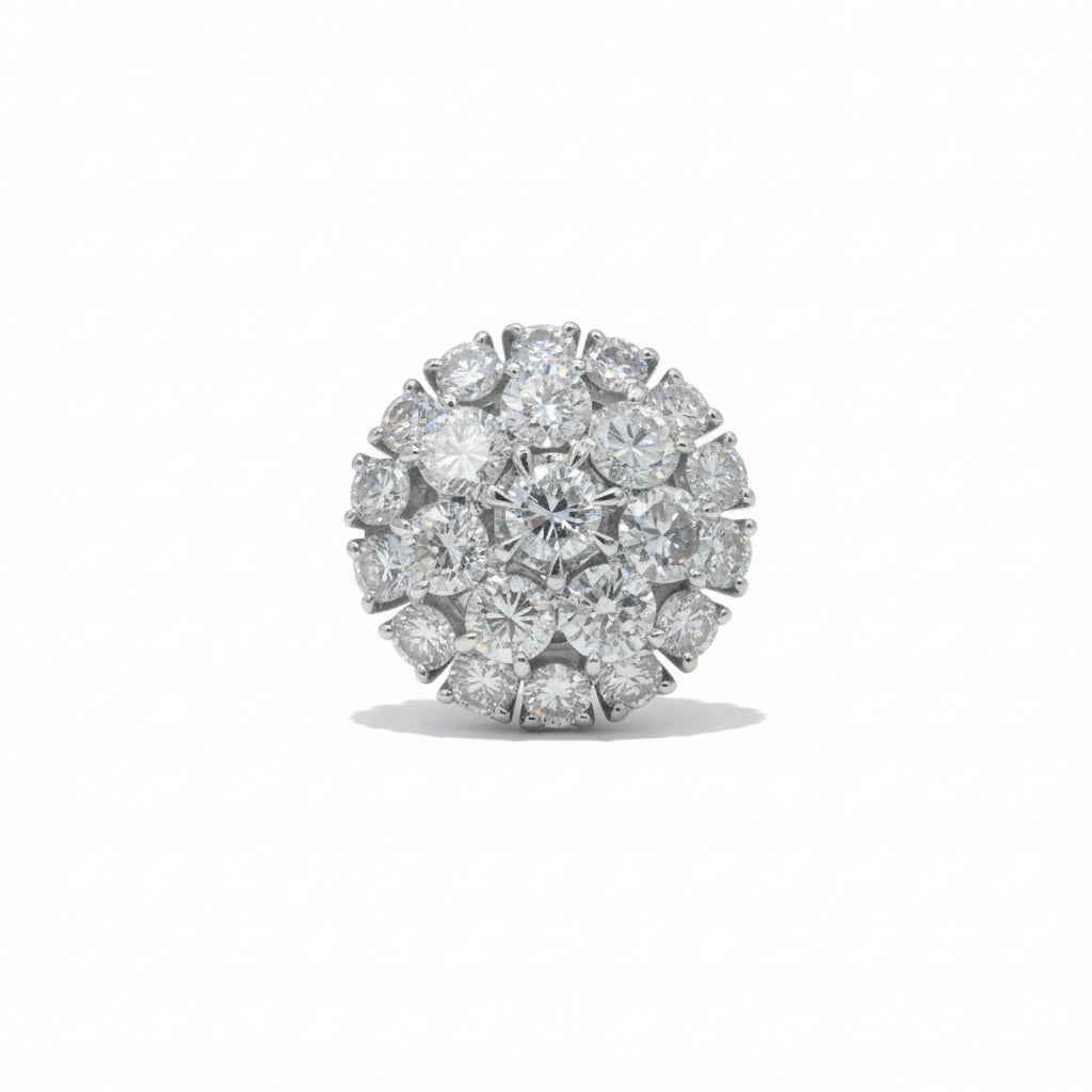 Ring Marguerite in white gold and diamonds