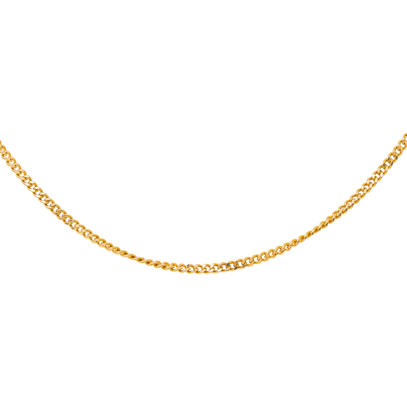 Necklace Curb chain Rose gold