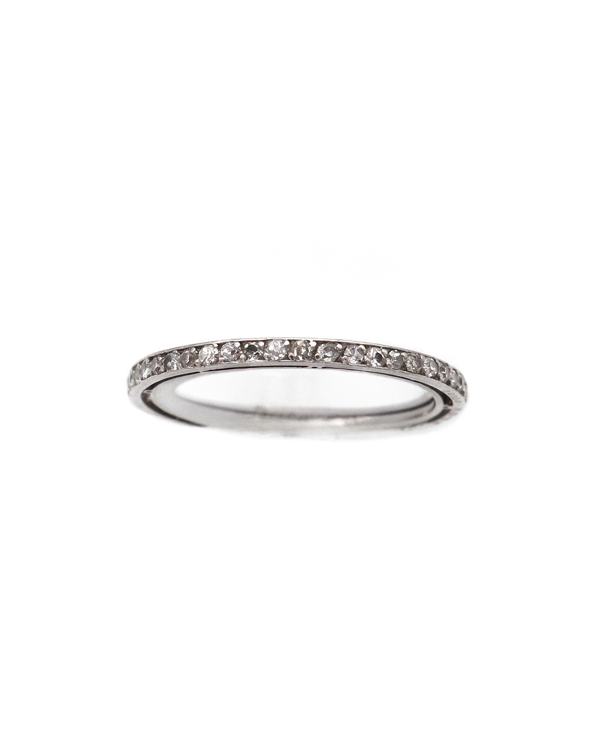 Bague Alliance en platine et diamants