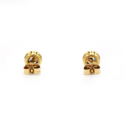 Yellow Gold & Diamond Earrings