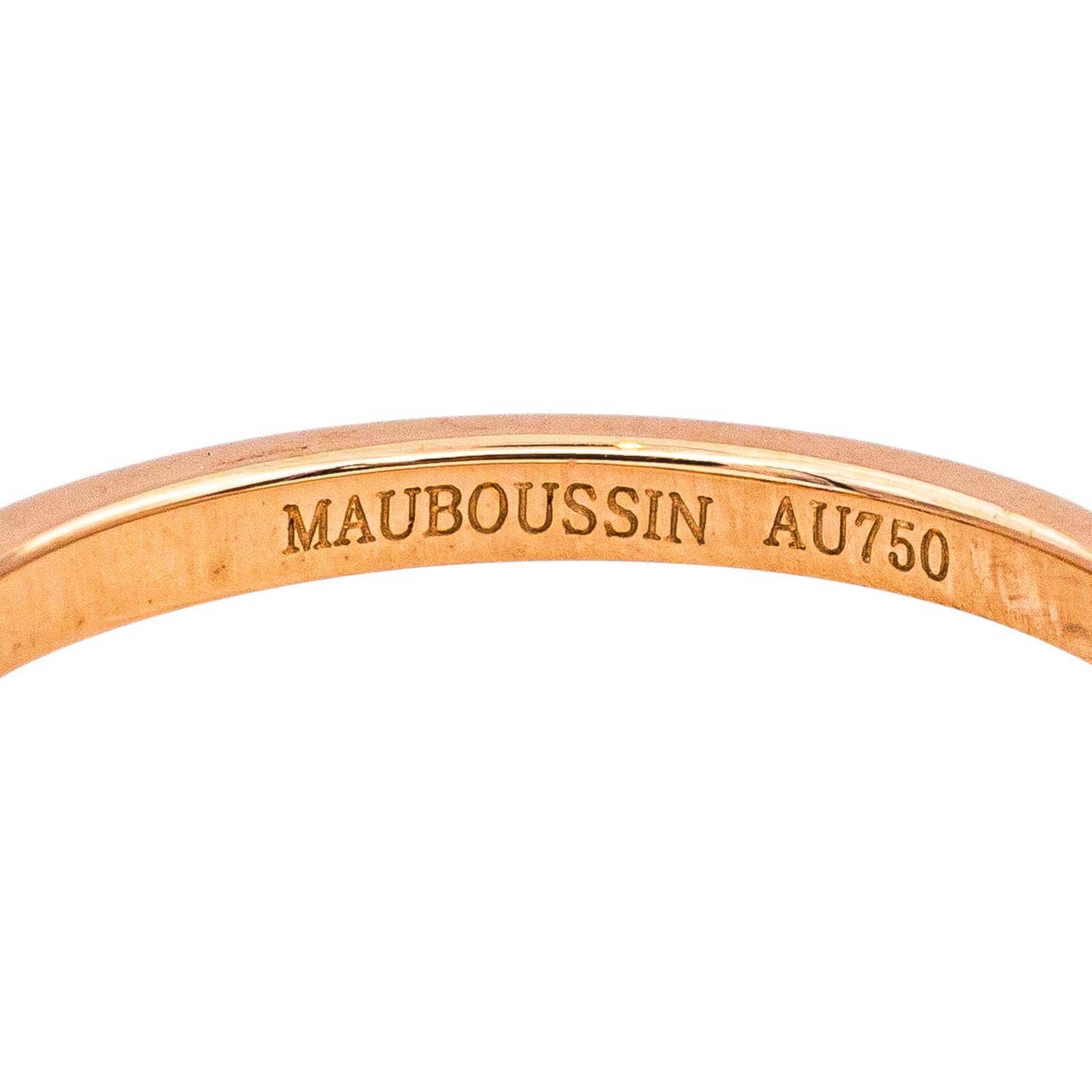 Mauboussin "Capsule d'émotions" Ring  Rose gold with Ruby