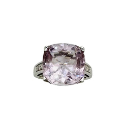 Bague MAUBOUSSIN "Gueule d'amour" en or blanc, améthyste et diamants