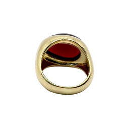 POMELLATO Dome Ring in yellow gold and garnet