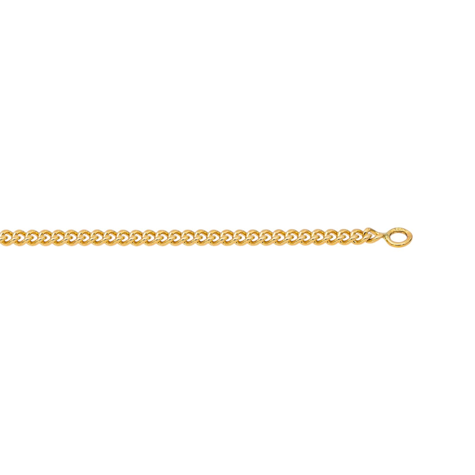 Yellow Gold Curb Chain Necklace