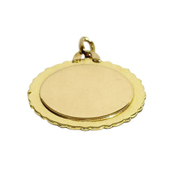 AUGIS Medal in yellow gold, rose gold, rubies, and diamonds