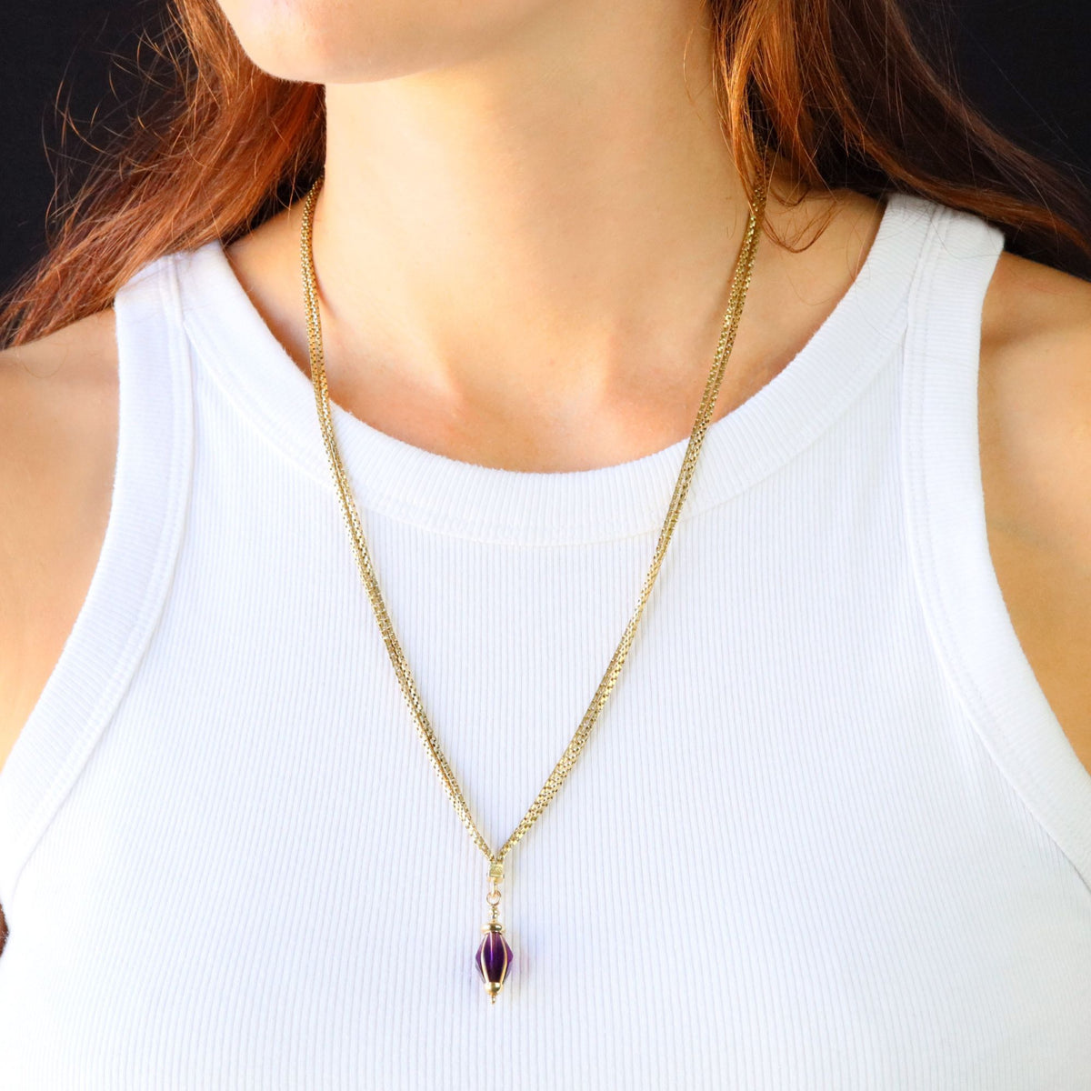 Yellow Gold Pendant Necklace