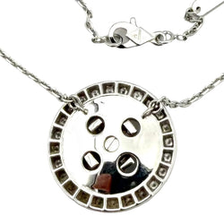 Necklace Pendant VAN CLEEF & ARPELS "Boutonnière" in White gold and Diamonds