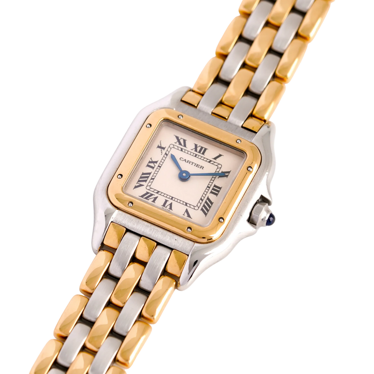 CARTIER "Panther" Watch in Yellow gold and Stainless Steel