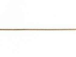 Rose gold chain with curb chain design
