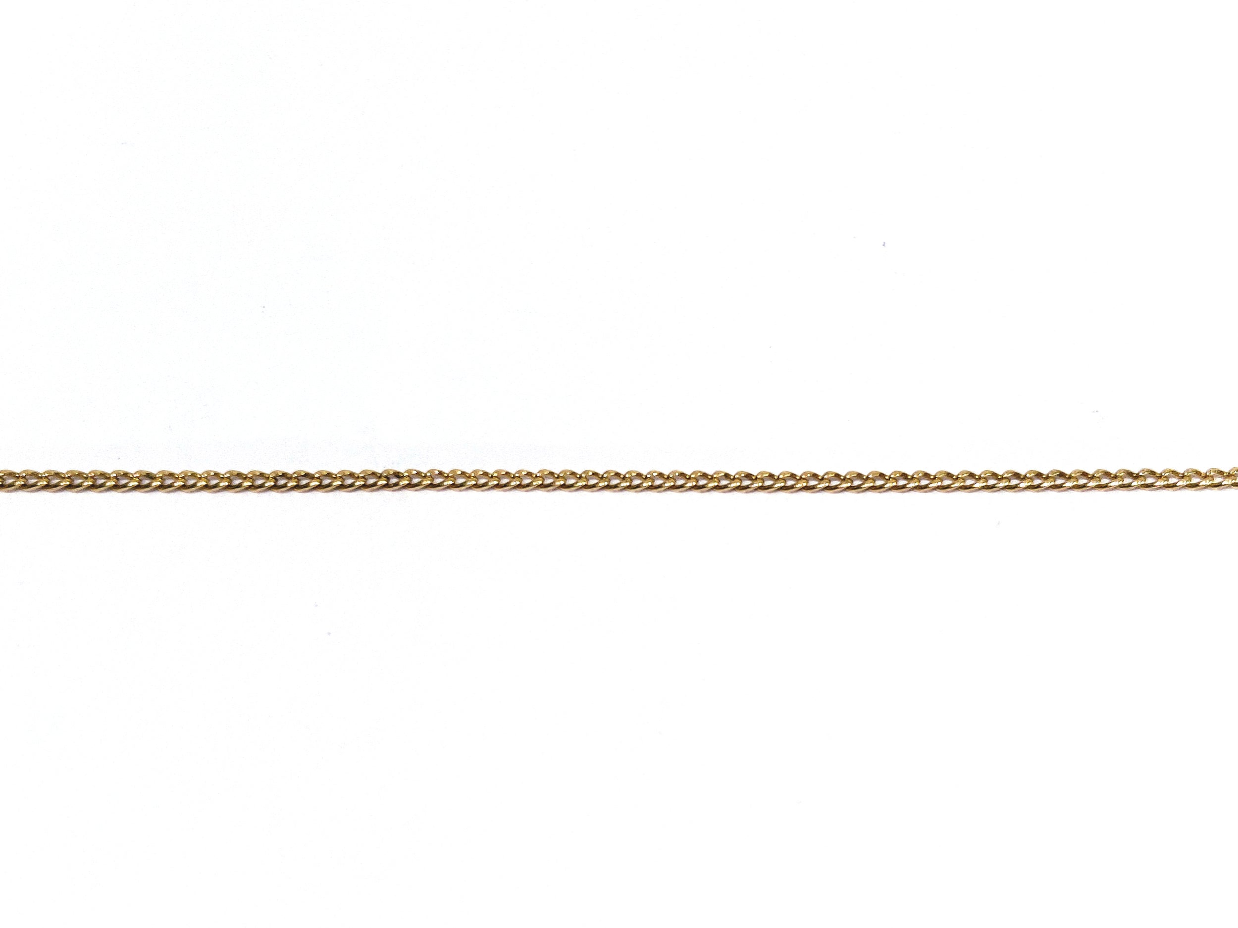 Rose gold chain with curb chain design