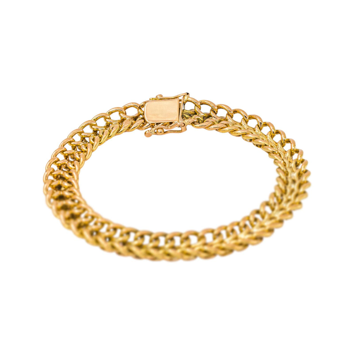 Bracelet Maillon Demi Lune Or rose
