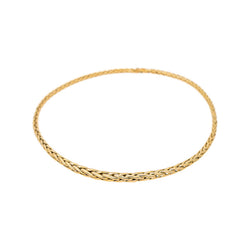 Collier Maille palmier Or jaune