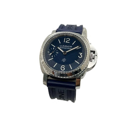 PANERAI "Luminor Base" Watch in Steel and Rubber