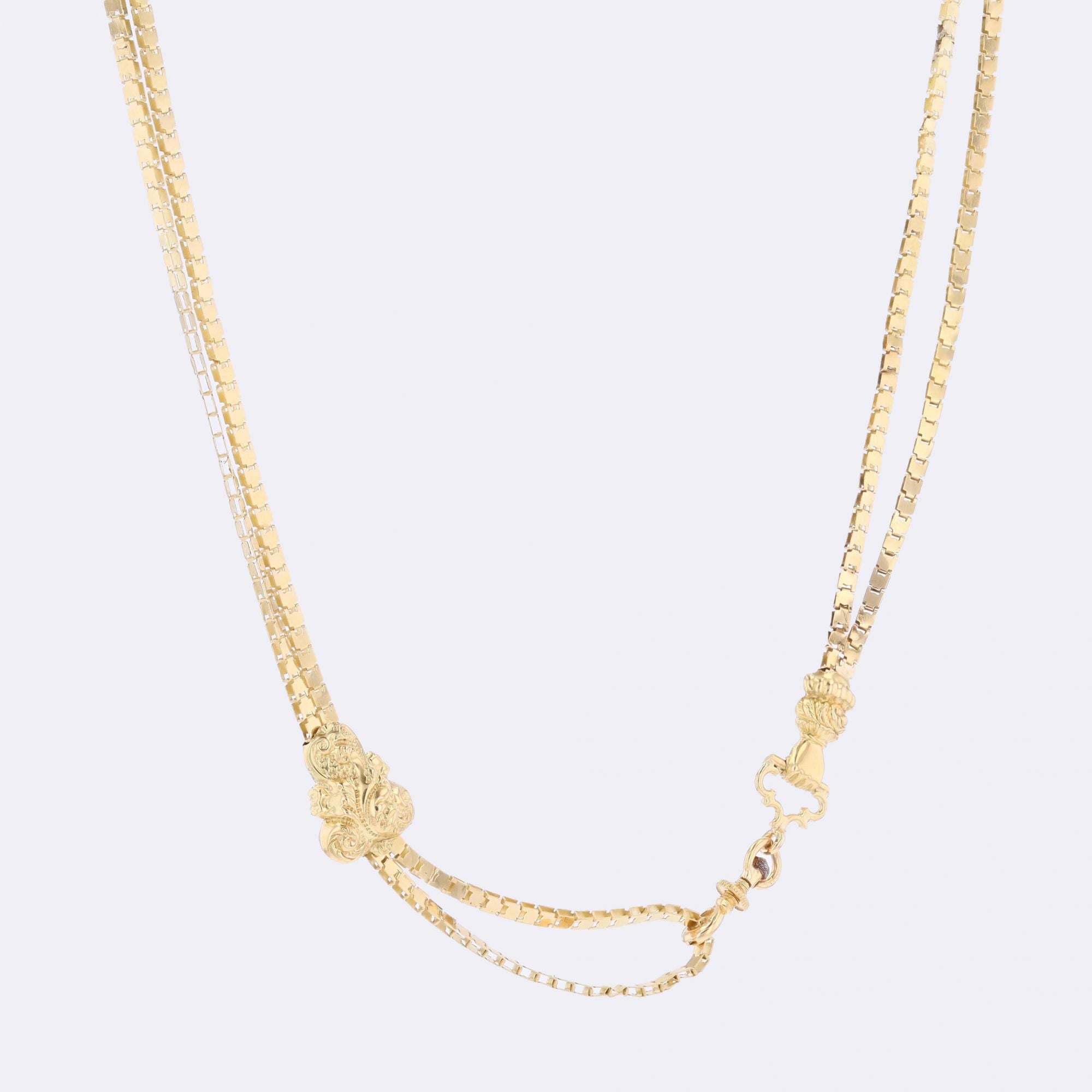 Collier Sautoir en or jaune
