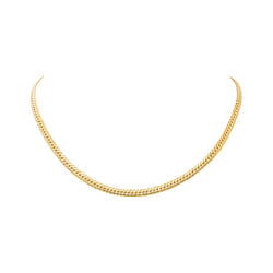 Yellow Gold English Link Necklace