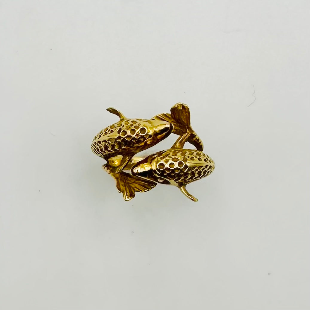 Bague Toi et Moi en or jaune