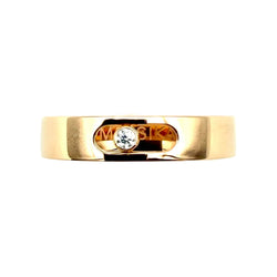 MESSIKA "Alliance Move Joaillerie" PM Wedding Band in rose gold and diamonds