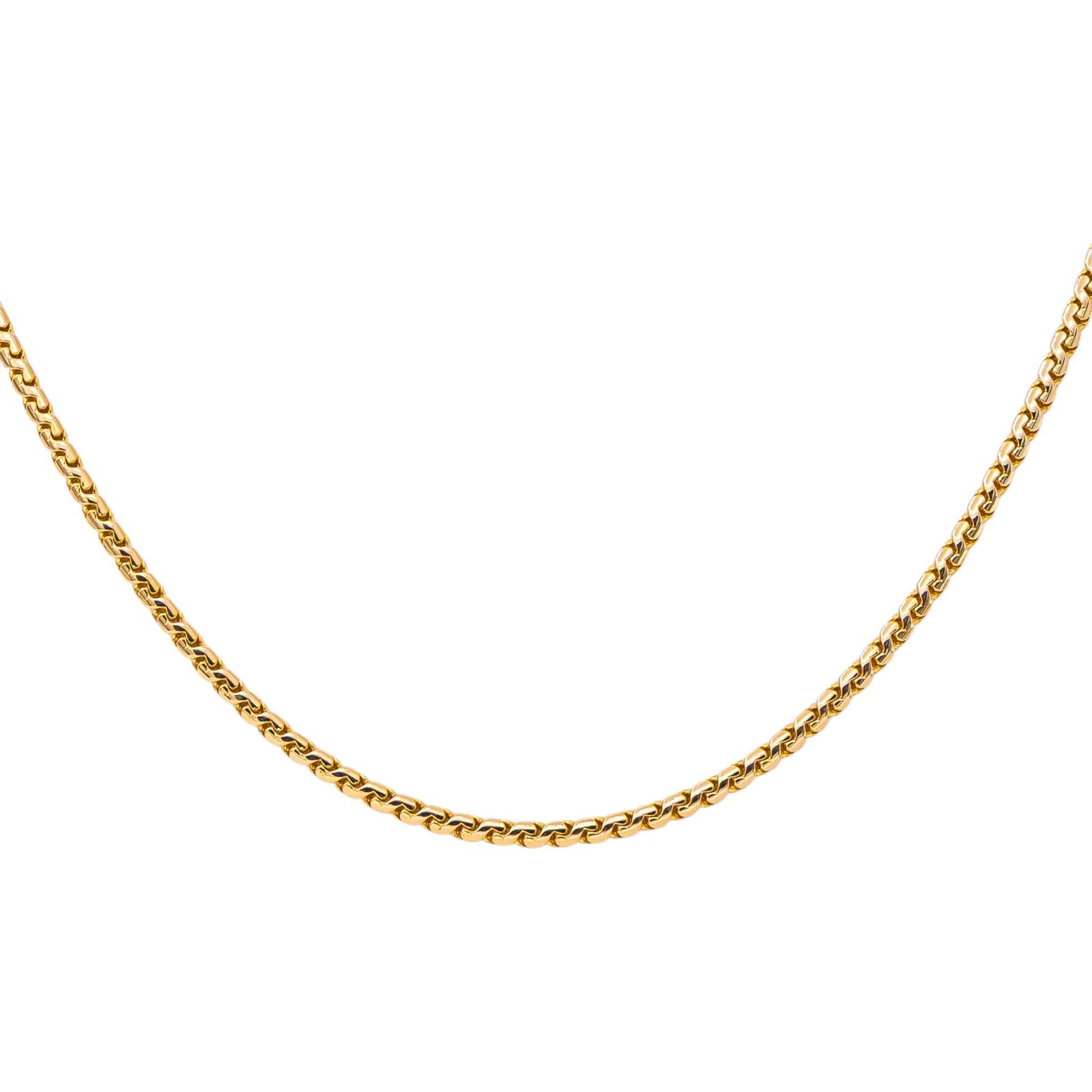 Rose gold necklace