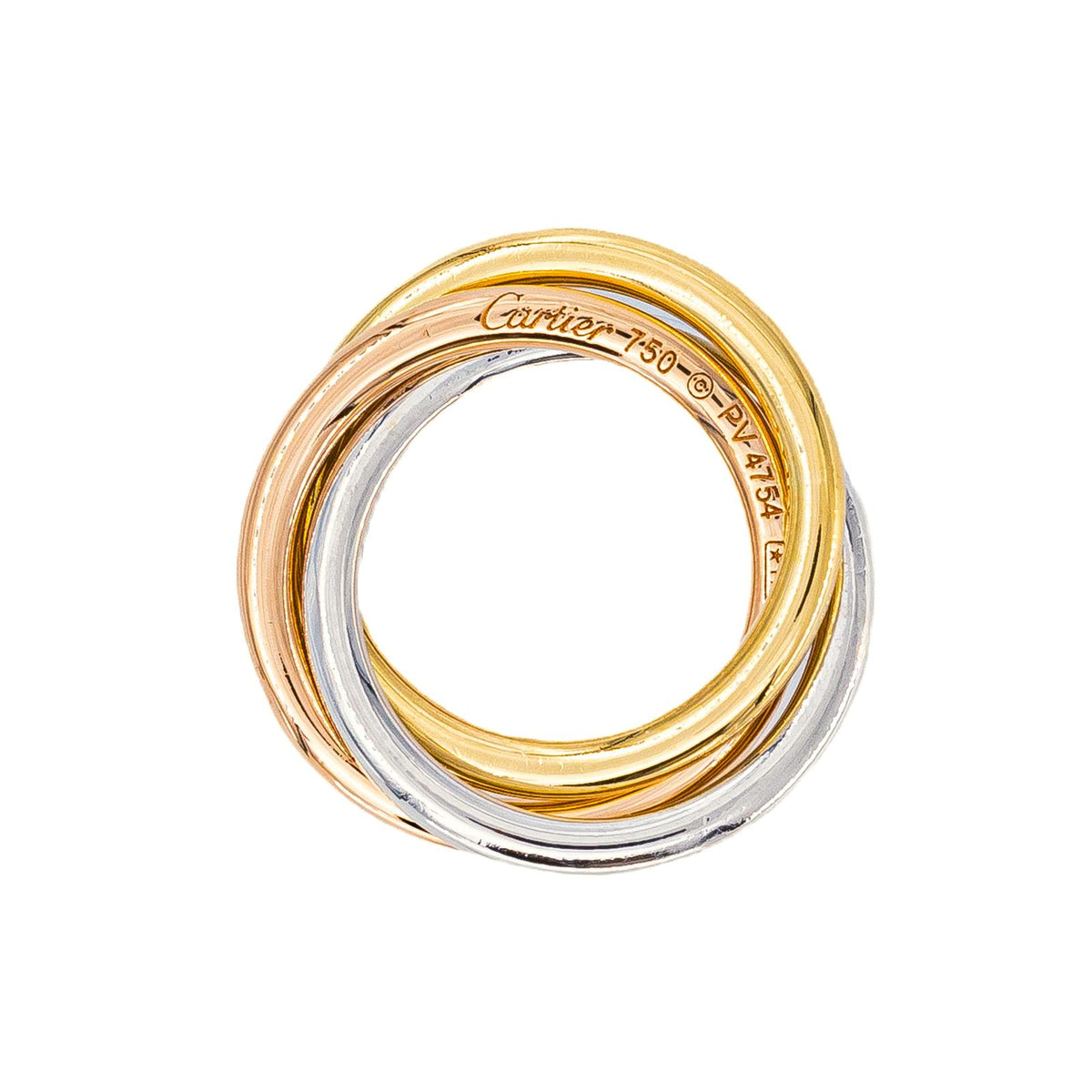 Cartier Trinity Yellow Gold Diamond Cord Bracelet
