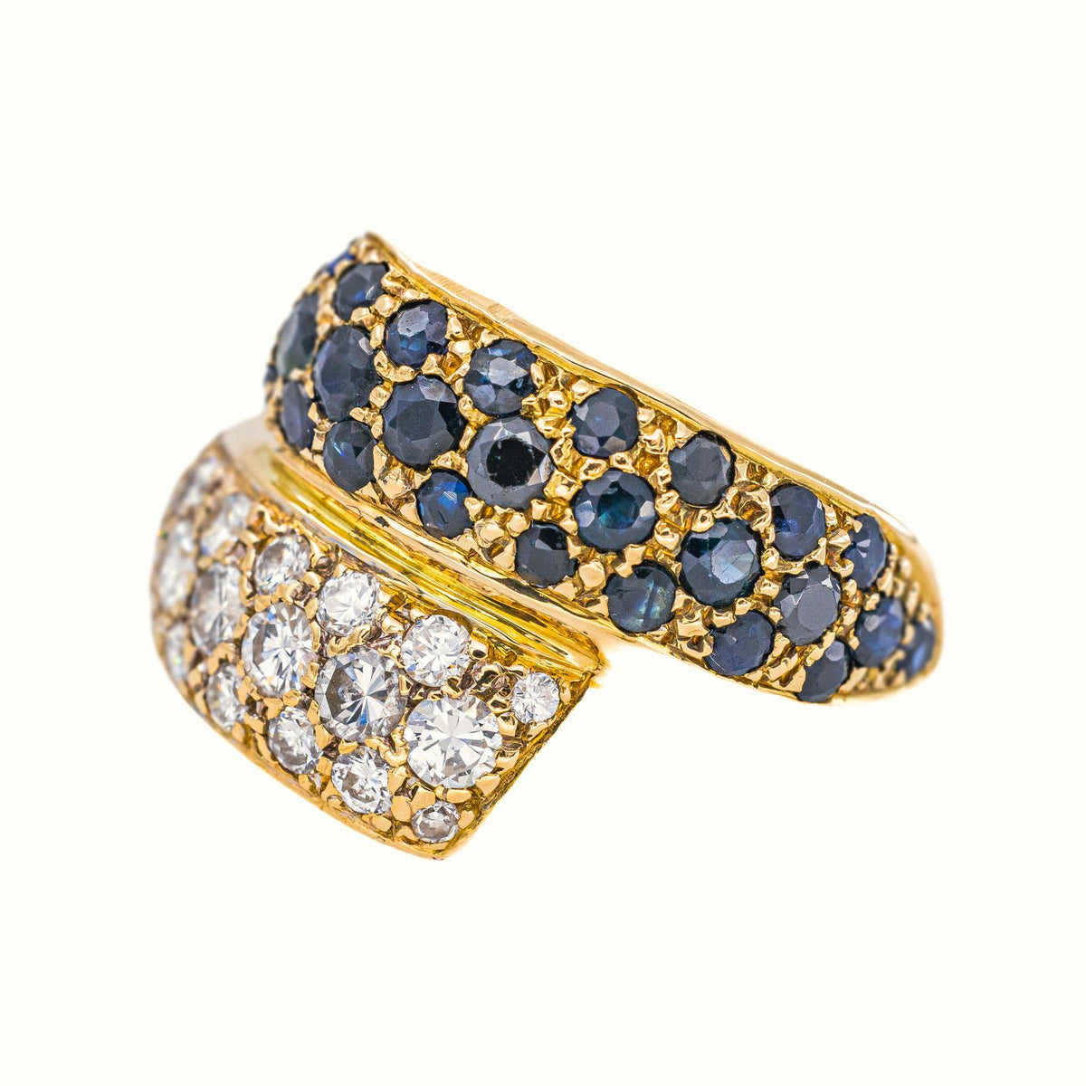 Yellow gold Sapphire Ring