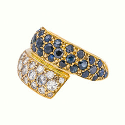 Yellow gold Sapphire Ring