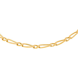 Yellow Gold Figaro Chain Bracelet